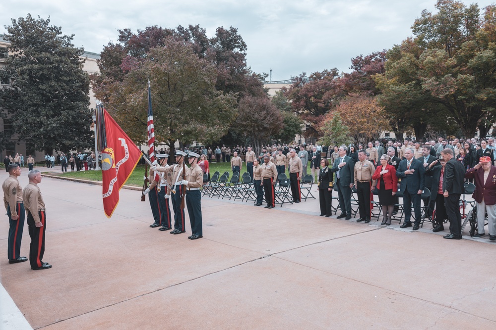 Commandant, Gen. Smith, Attends Pentagon Cake Cutting