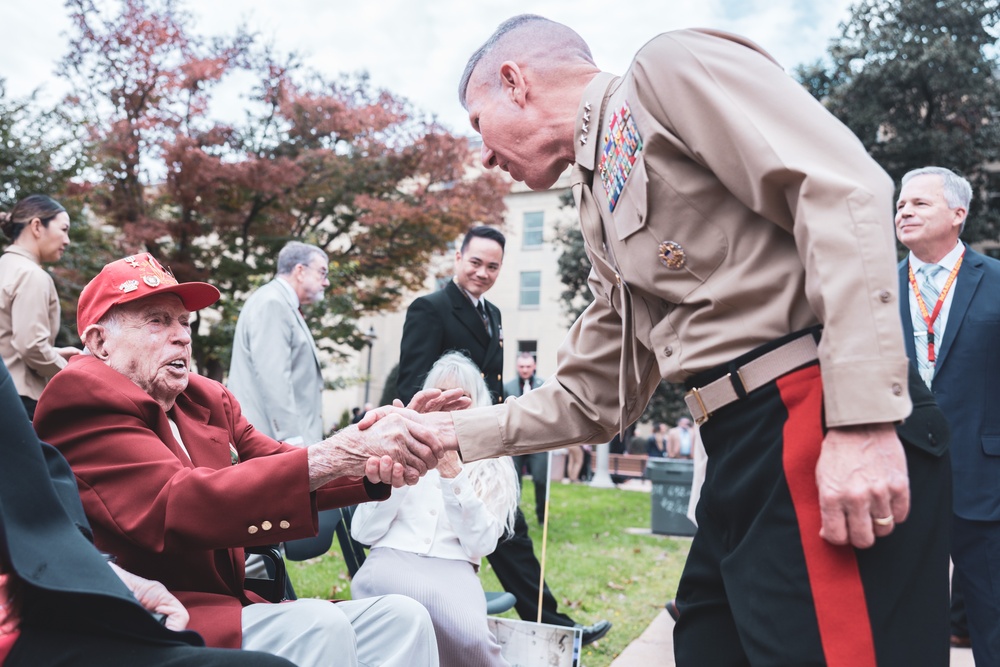 Commandant, Gen. Smith, Attends Pentagon Cake Cutting