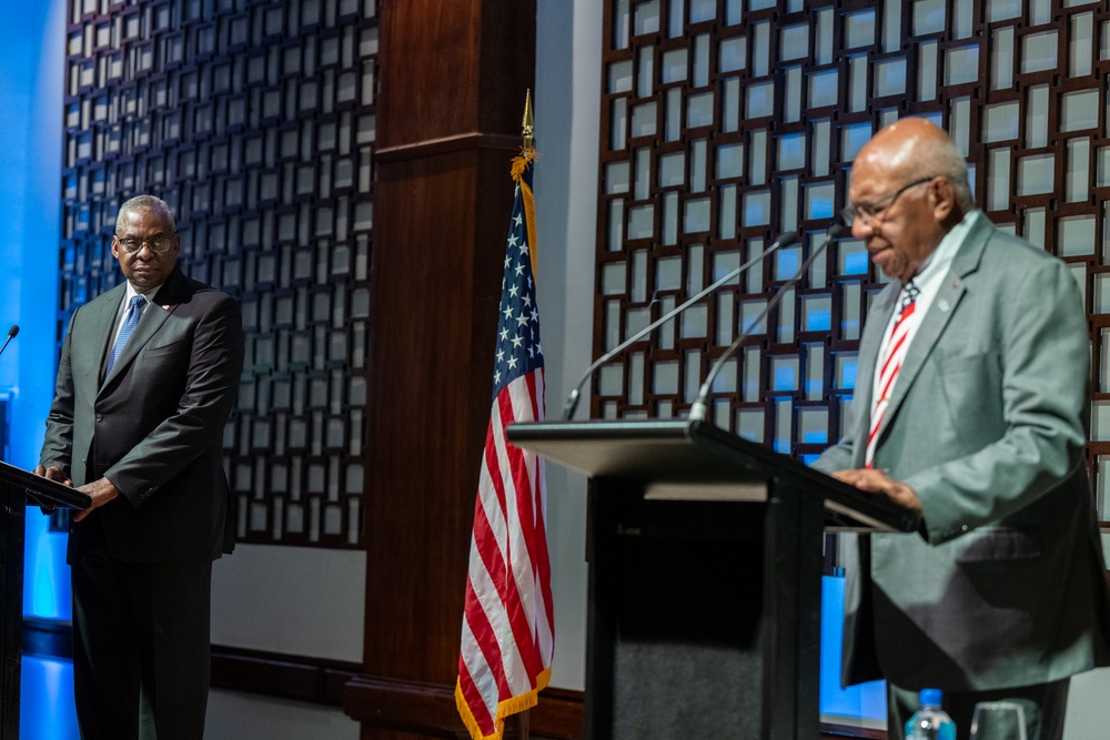 Secretary Austin, Fiji Prime Minister Rabuka hold joint press briefing