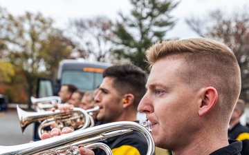 Fife and Drum Corps rehearses for the 60th Presidential Inauguration