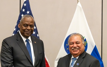 Secretary Austin meets with Secretary-General Waqa