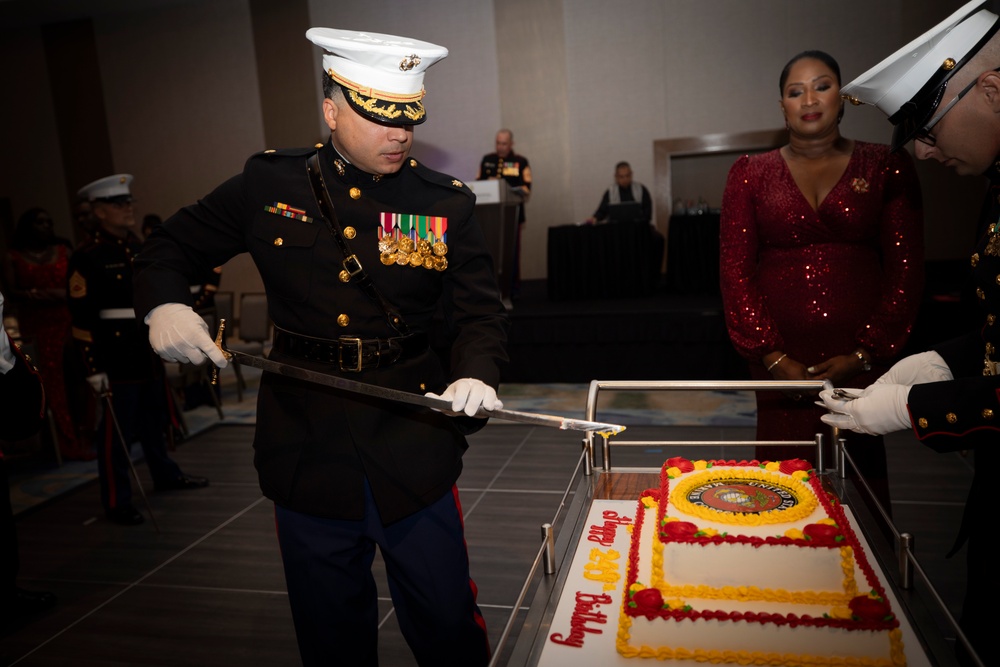 RS Houston celebrates the 249th Marine Corps birthday