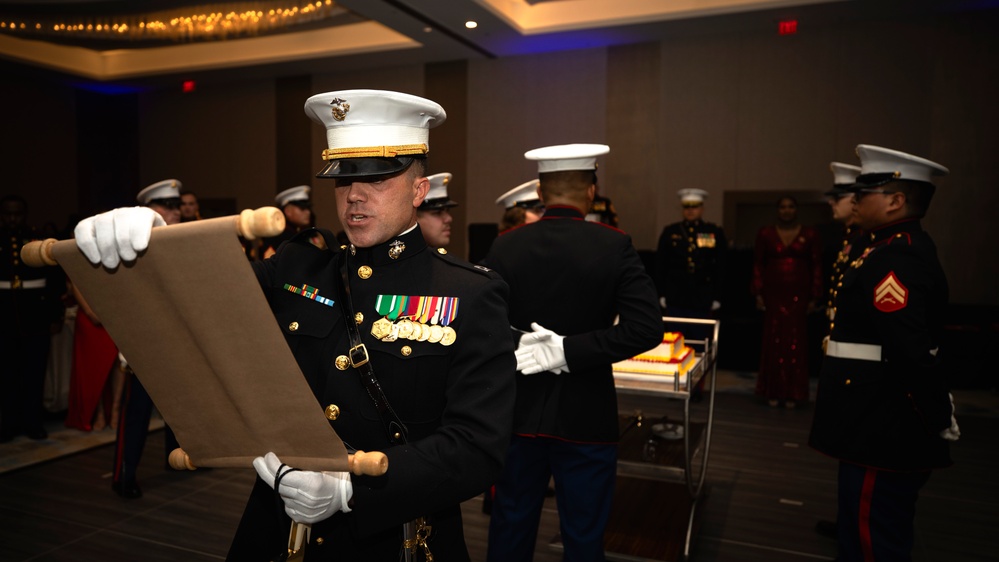 RS Houston celebrates the 249th Marine Corps birthday