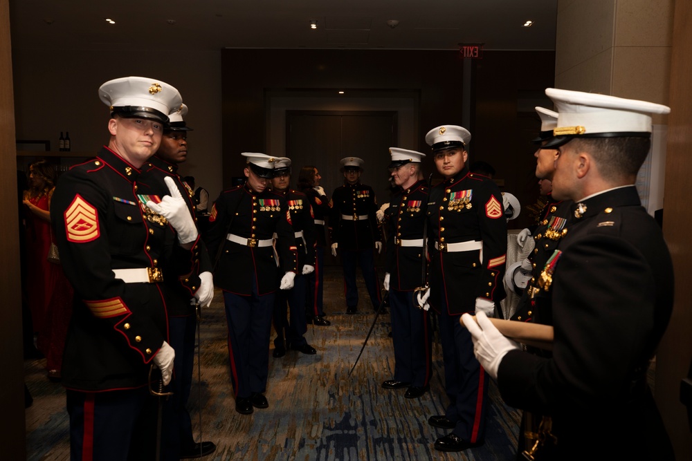 RS Houston celebrates the 249th Marine Corps birthday