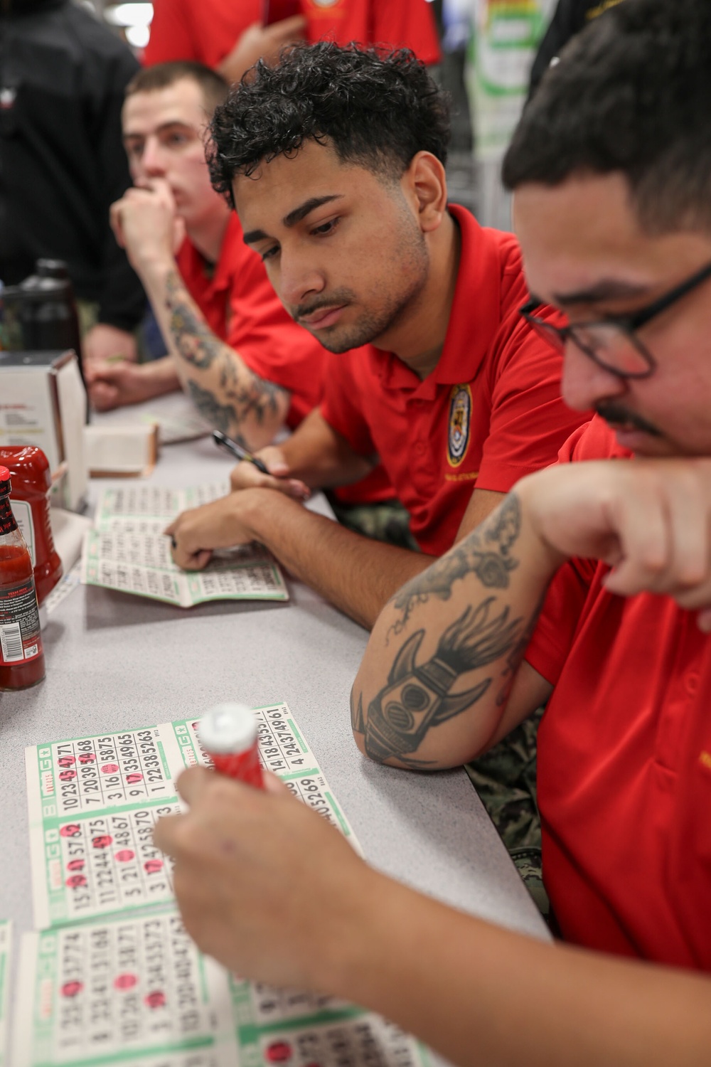 USS Tripoli MWR Hosts Bingo at Sea