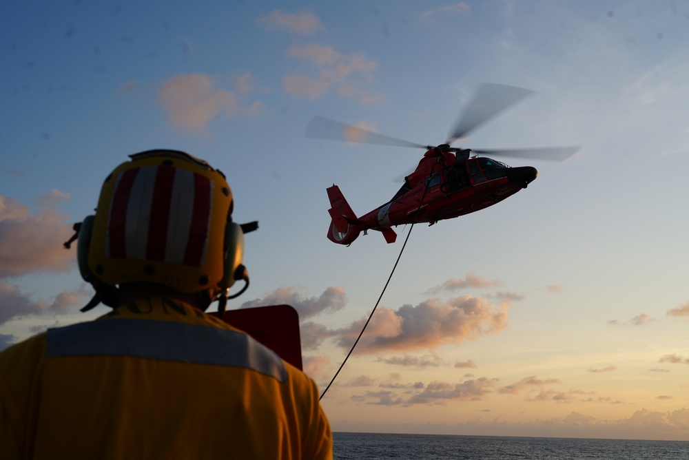 Coast Guard Cutter Munro returns home following contraband offload worth an estimated $440 million interdicted in Eastern Pacific Ocean