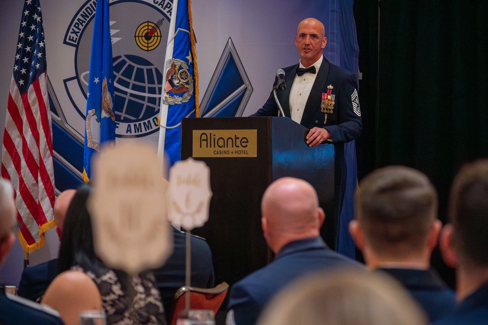 CMSAF Flosi attends AMMOS class 24-B graduation