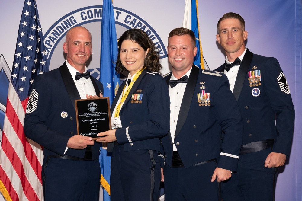 CMSAF Flosi attends AMMOS class 24-B graduation