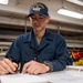 USS Ronald Reagan (CVN 76) Sailors perform daily operations