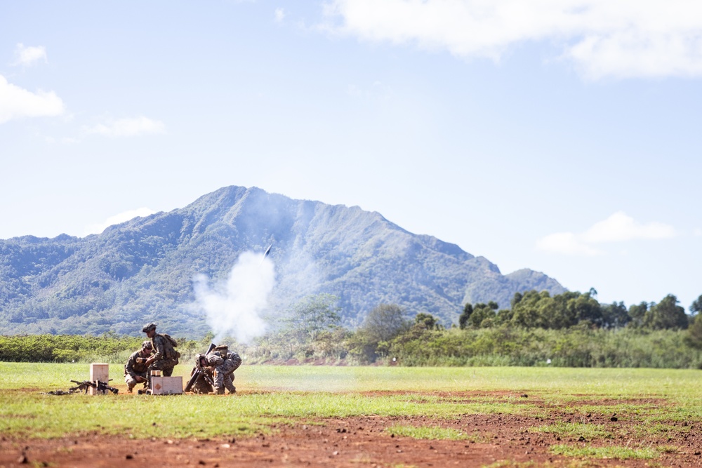 3d LCT conducts 81mm live-fire mortar range at Schofield