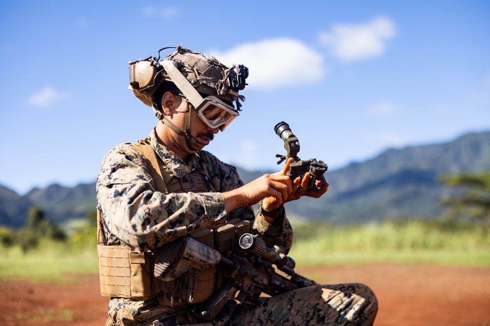 3d LCT conducts 81mm live-fire mortar range at Schofield