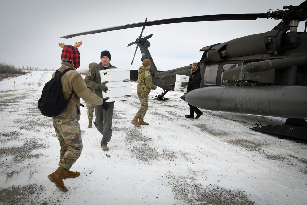 Alaska National Guard Brings Holiday Cheer to Circle, Alaska with Operation Santa Claus