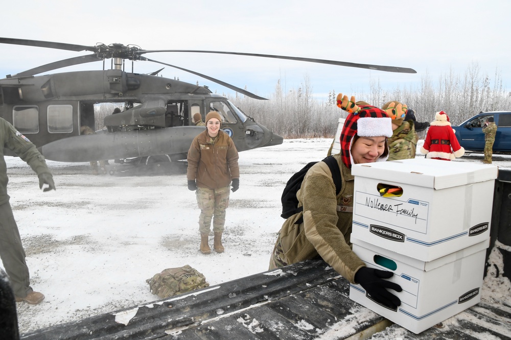 Alaska National Guard Brings Holiday Cheer to Circle, Alaska with Operation Santa Claus