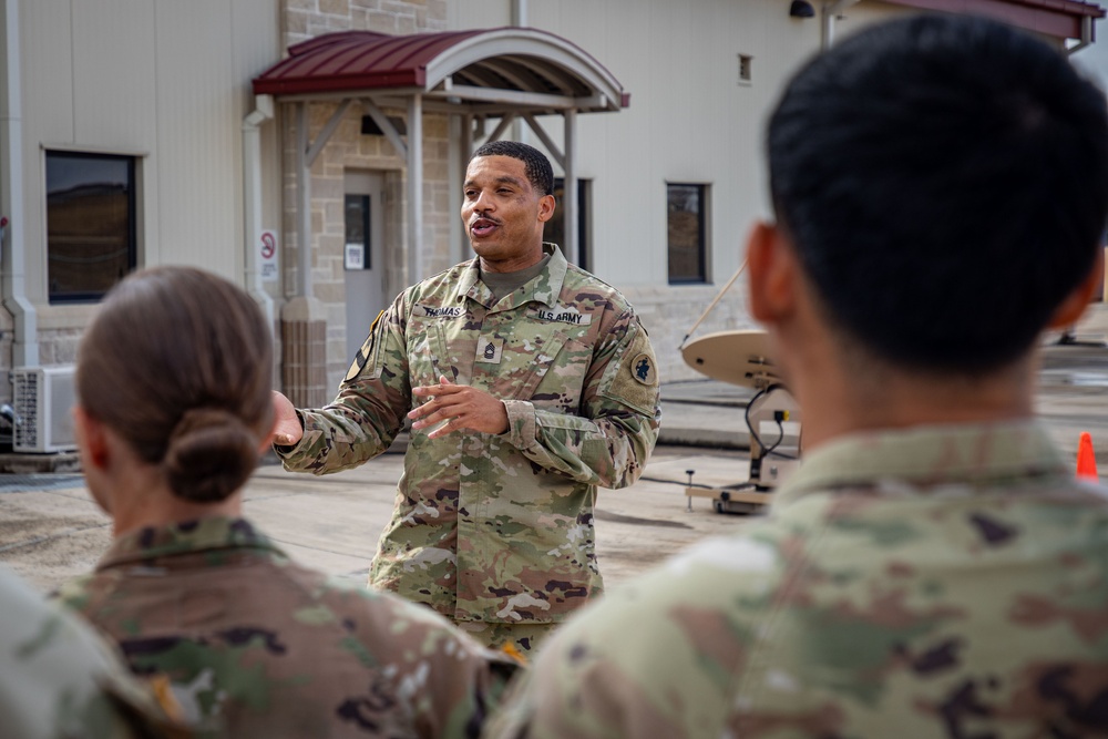 Army South leaders provide weapons familiarization to cadets before Ranger Challenge