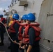 USS Higgins Conducts Man Overboard Drill