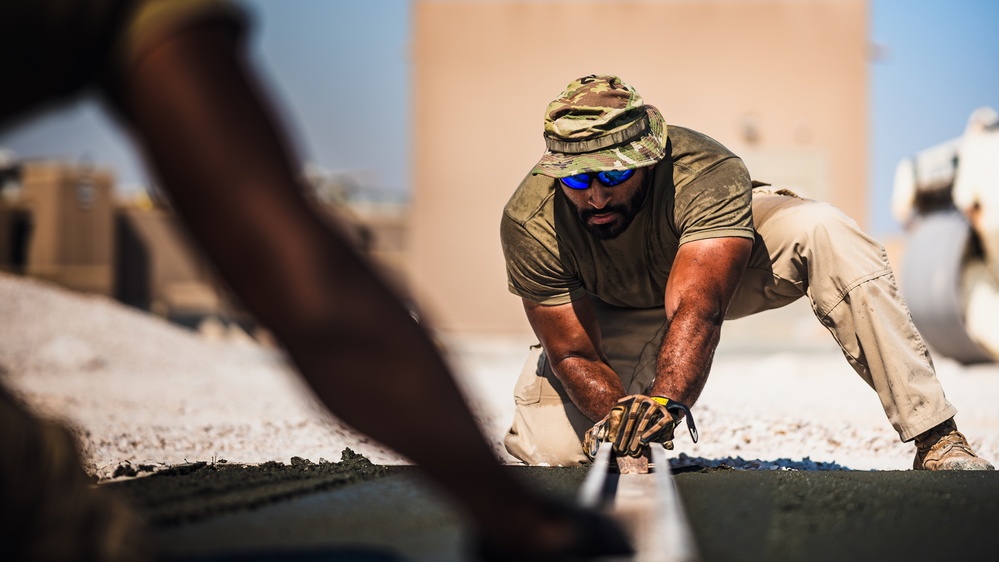 379th ECES &quot;Dirt Boyz&quot; revitalize the installation with an enduring mindset