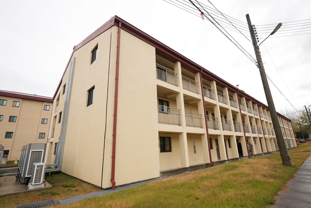 Ribbon-Cutting Ceremony Marks Renovation of Eagle Company Barracks