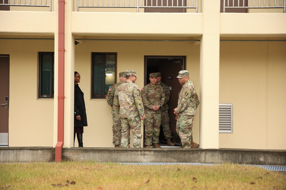 Ribbon-Cutting Ceremony Marks Renovation of Eagle Company Barracks