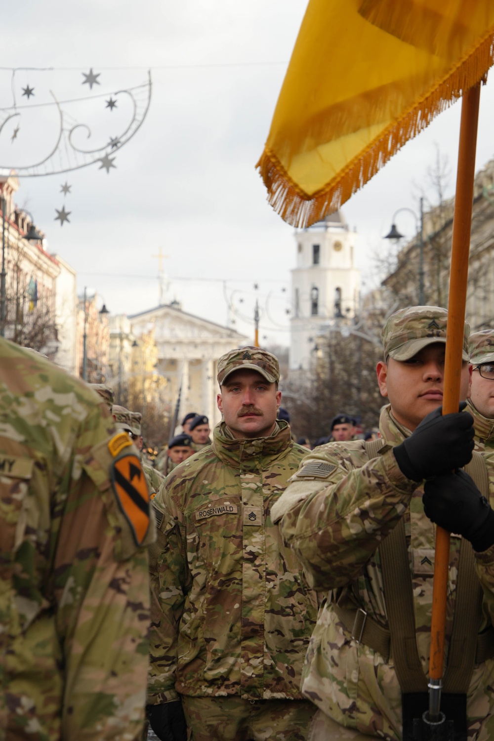 Lithuania’s Armed Force parade celebrate 20 years in NATO and to commemorate the 106th anniversary of the restoration of the Lithuanian Armed Forces