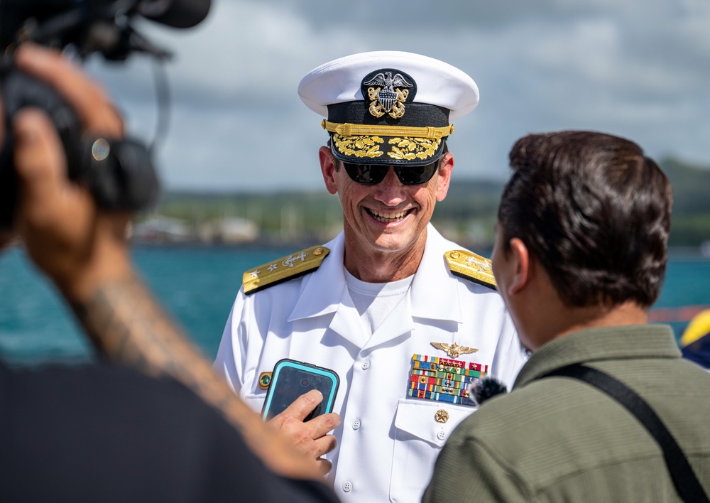 USS Minnesota Arrives in Guam