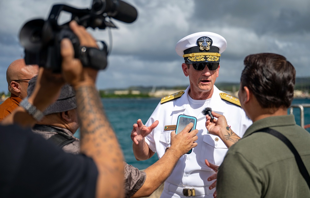 USS Minnesota Arrives in Guam