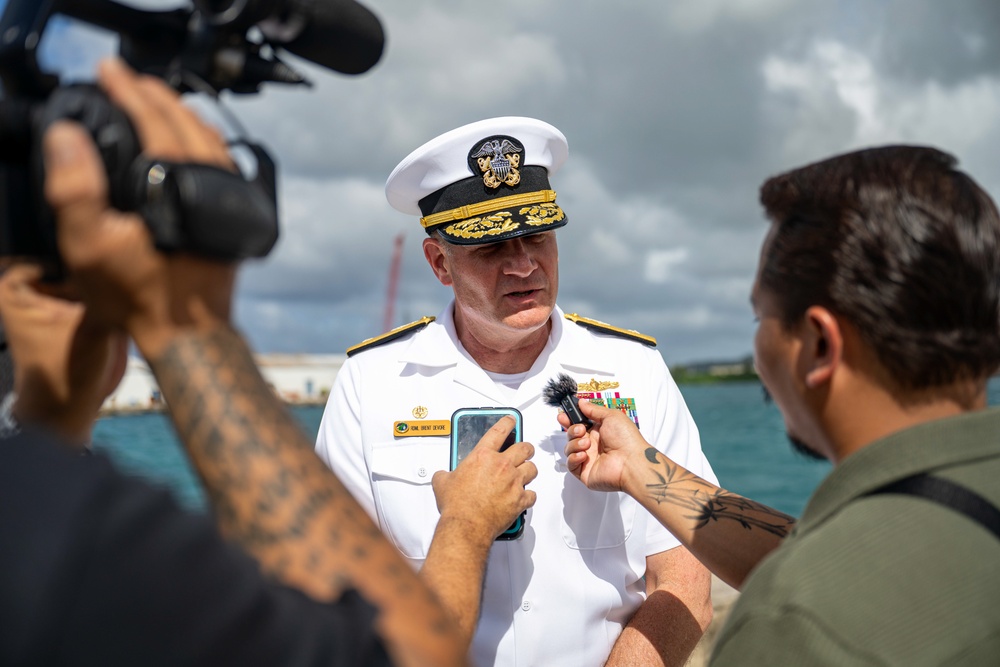 USS Minnesota Arrives in Guam