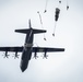 Paratroopers from the 173rd Airborne Brigade conduct a routine jump in Aviano