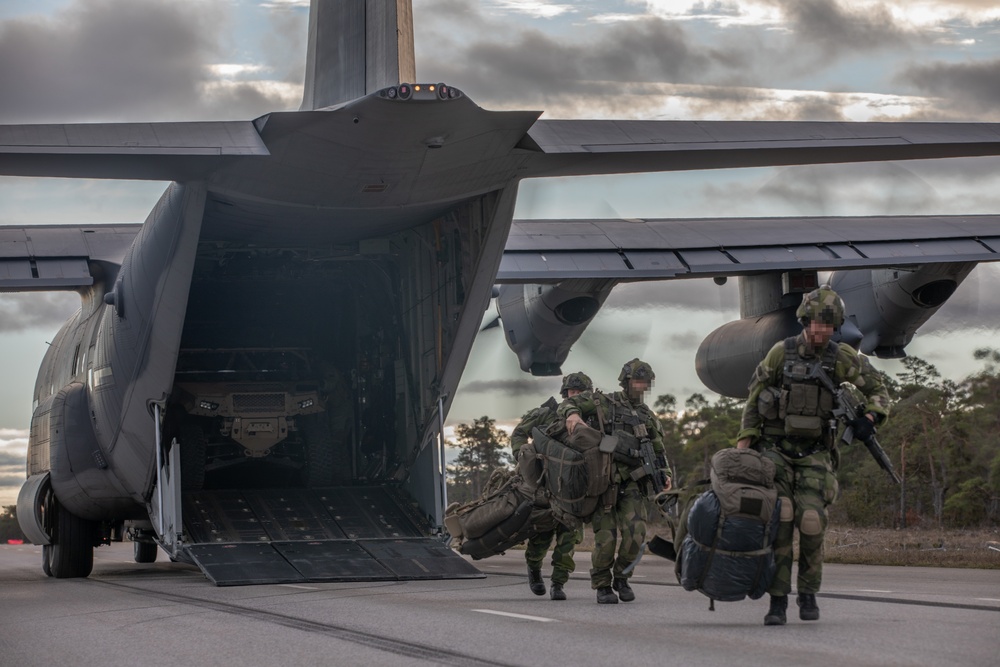 352d SOW Conducts Road Landings On Gotland Island During ASP 25