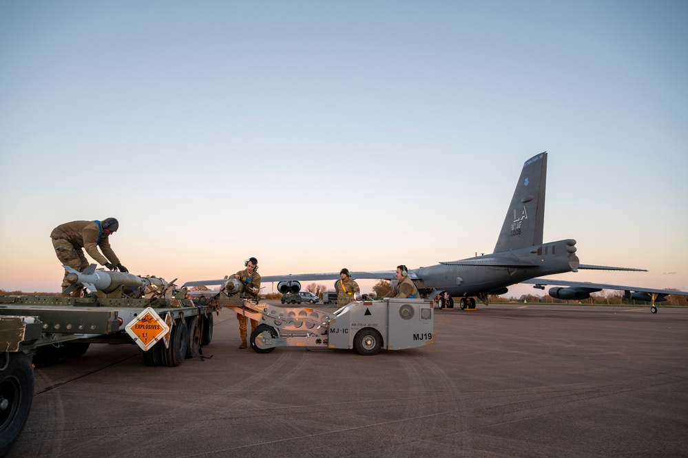 20EBS Airmen load weapons for BTF missions