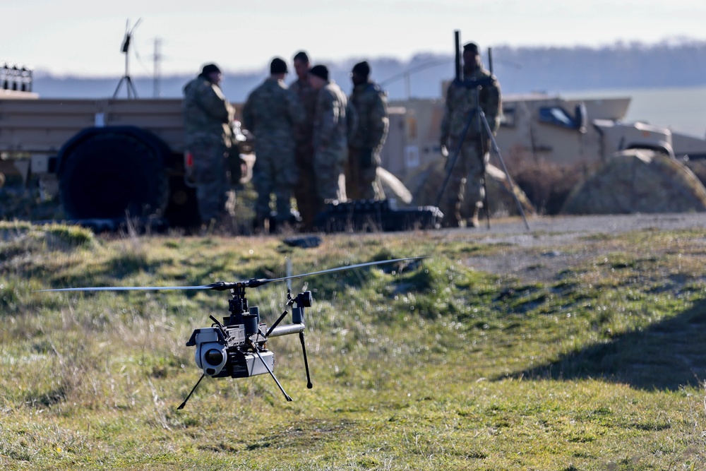 First Field Training for Drone Systems of the Future