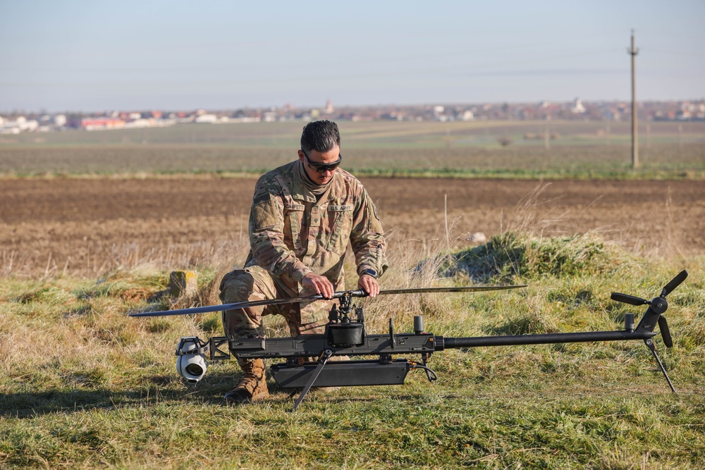 First Field Training of the Drone Systems of the Future