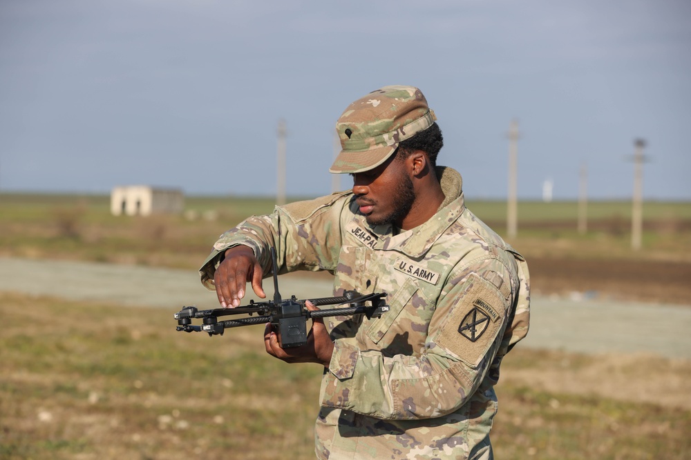 First Field Training of the Drone Systems of the Future