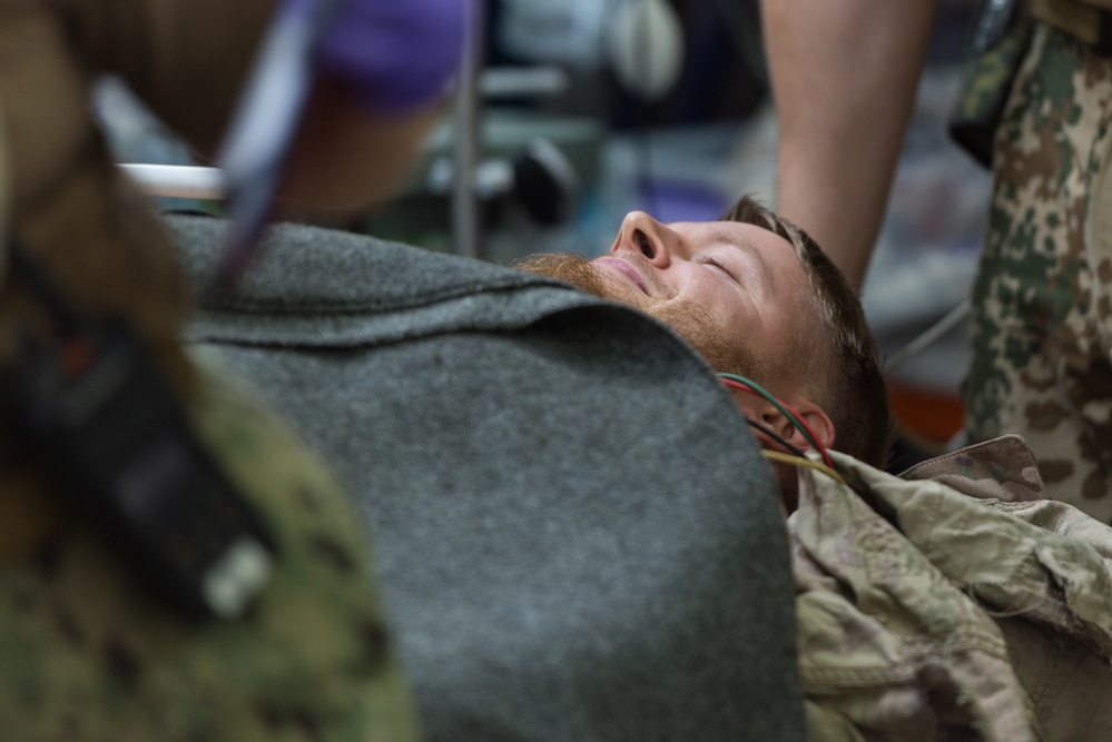 Coalition Forces Conduct Mass Casualty Exercise