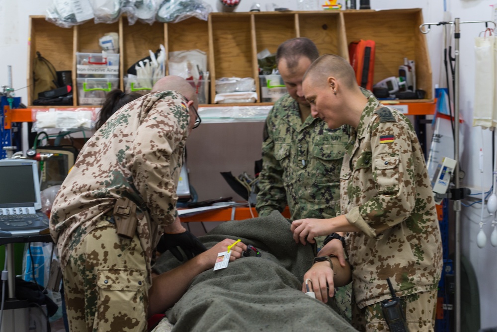 Coalition Forces Conduct Mass Casualty Exercise