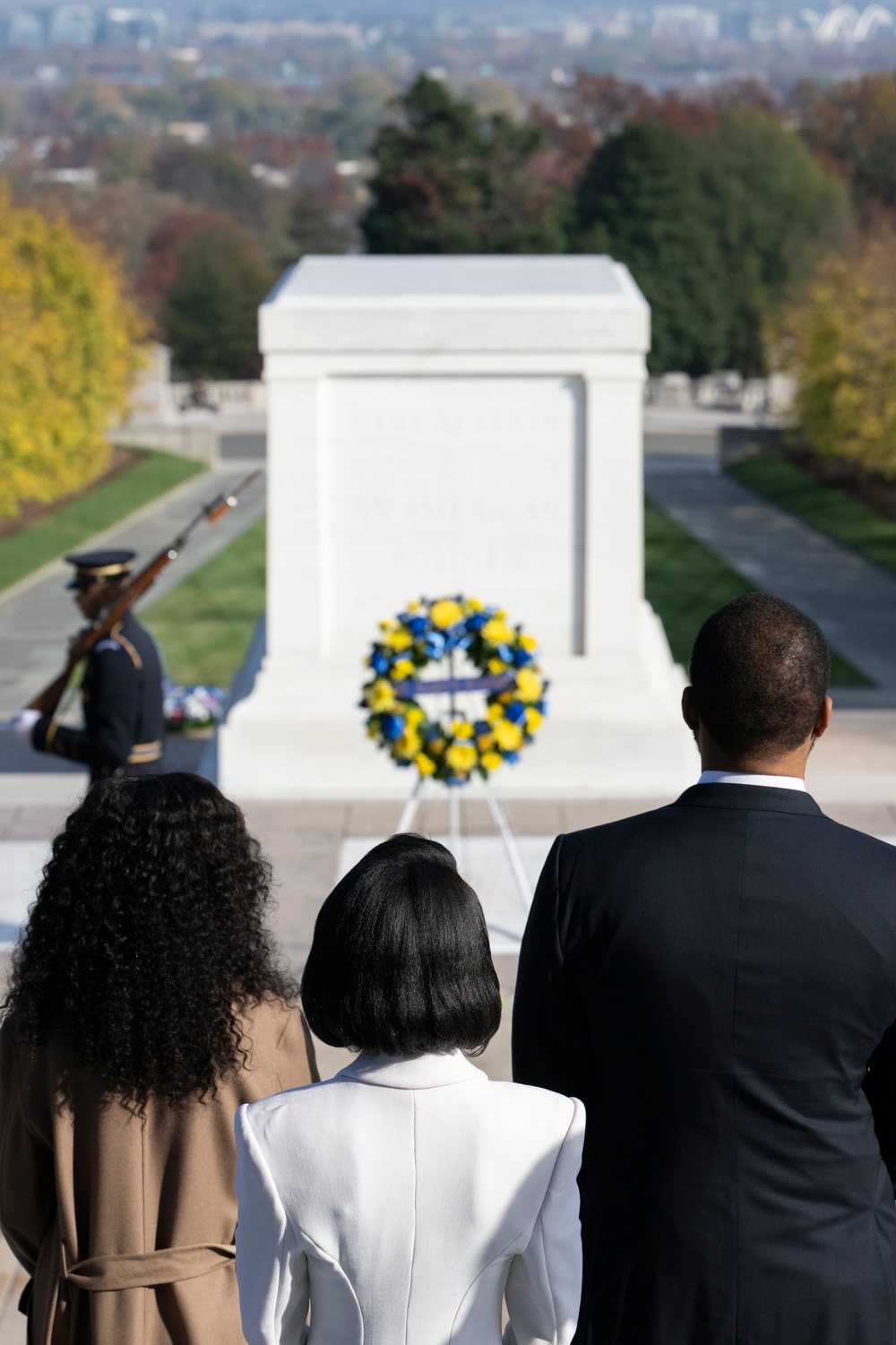 USO Visit to ANC Pays Respect to 6888th Central Postal Battalion