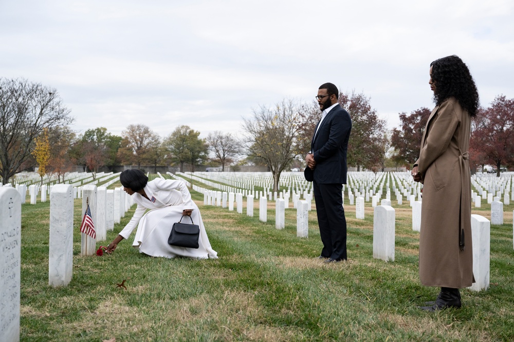 USO Visit to ANC Pays Respect to 6888th Central Postal Battalion