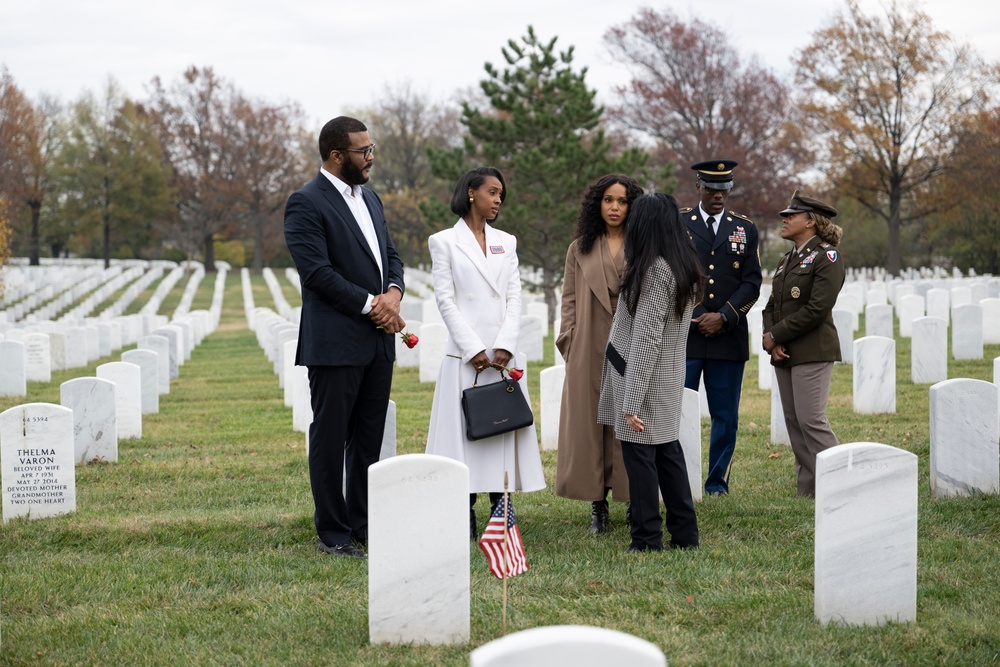 USO Visit to ANC Pays Respect to 6888th Central Postal Battalion