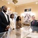 USO Visit to ANC Pays Respect to 6888th Central Postal Battalion