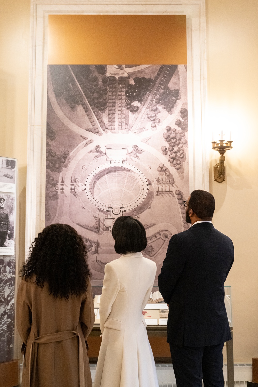 USO Visit to ANC Pays Respect to 6888th Central Postal Battalion