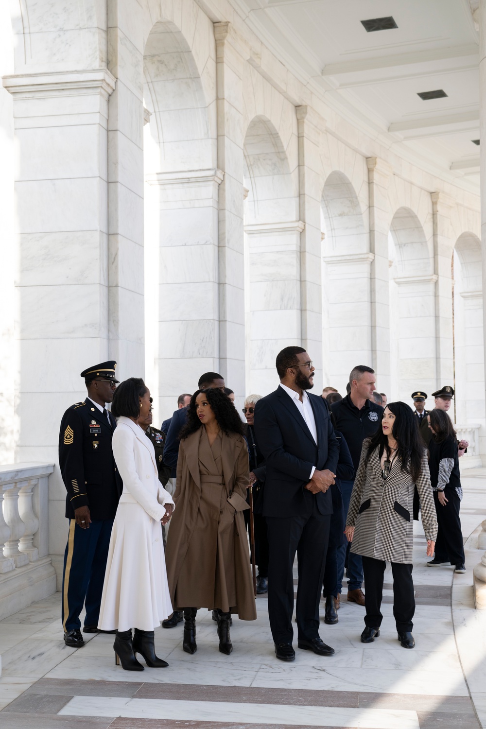 USO Visit to ANC Pays Respect to 6888th Central Postal Battalion