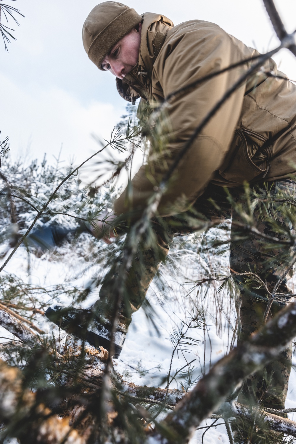 U.S. Marines Construct Area of Operations