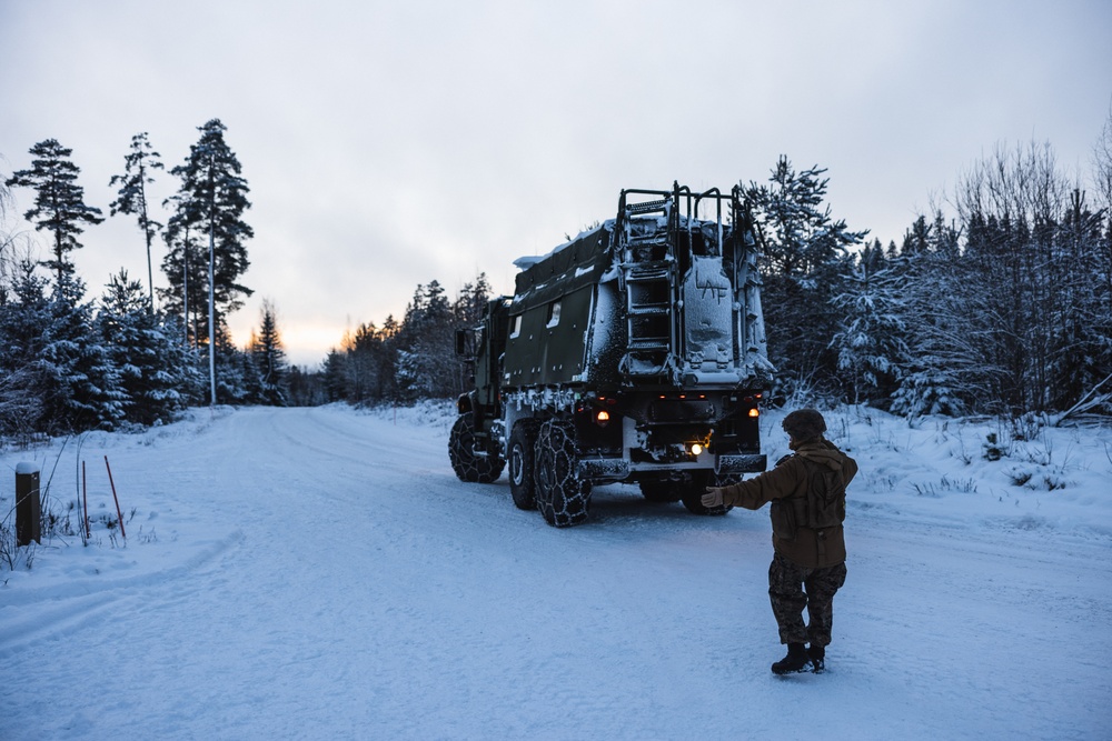 U.S. Marines Construct Area of Operations