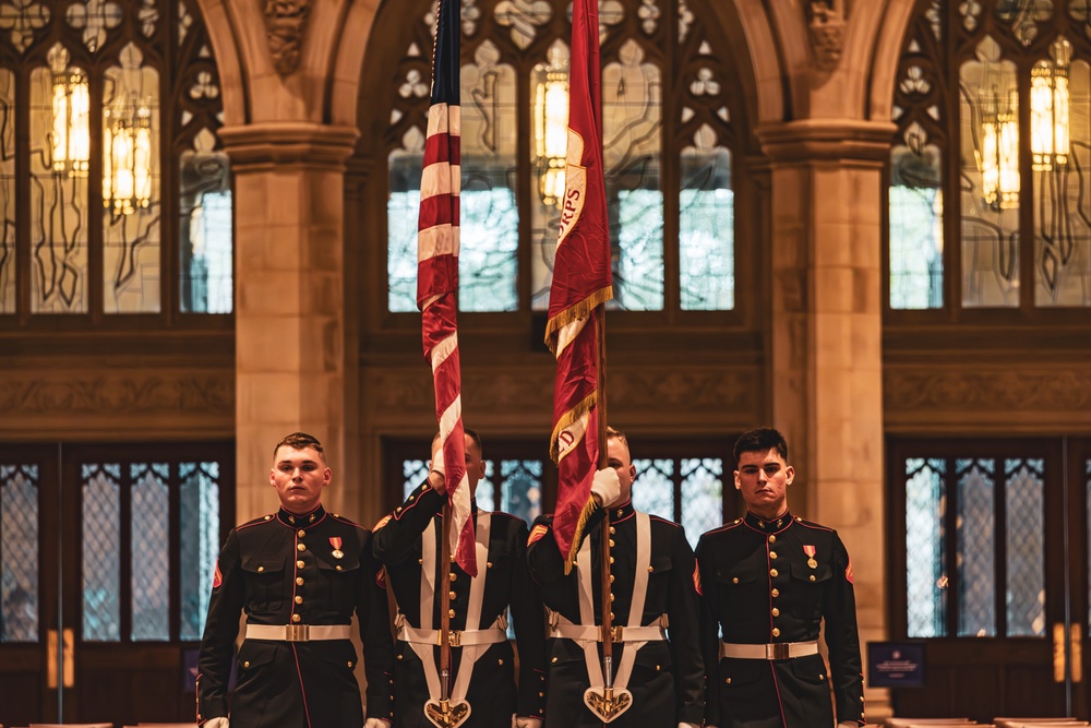 Commandant, Gen. Smith, Attends Birthday Worship Service