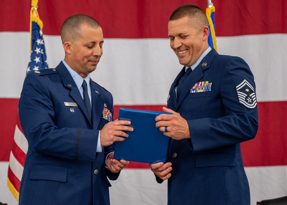 Senior Master Sgt. Jeremy Scoles Retirement