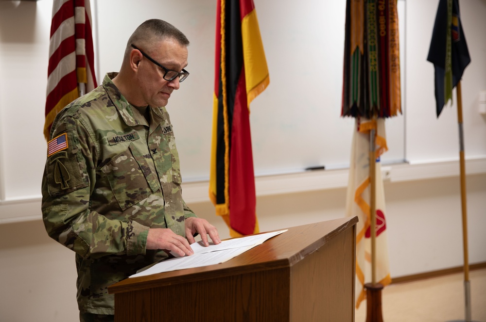 7th MSC HHC Welcomes New Commander