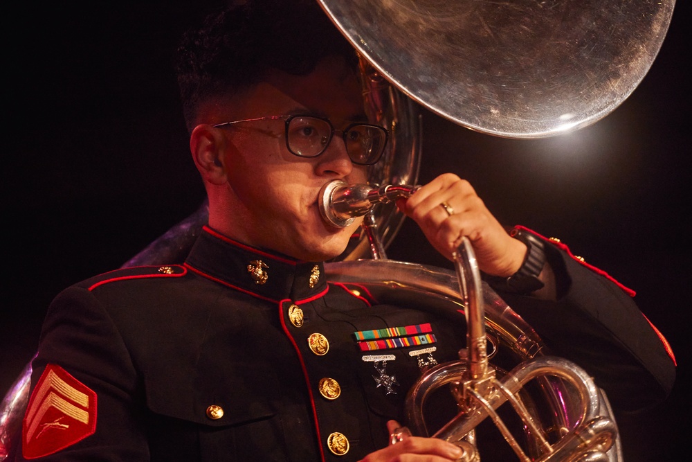 2nd MAW Band Commemorates 80th Anniversary of the Liberation of France