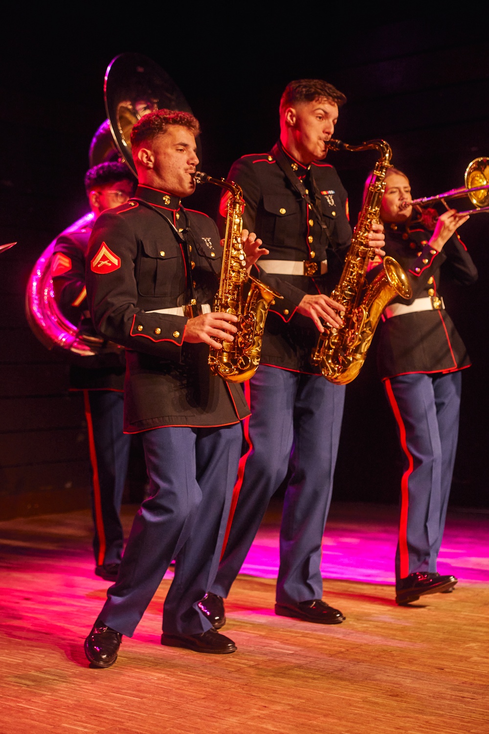 2nd MAW Band Commemorates 80th Anniversary of the Liberation of France