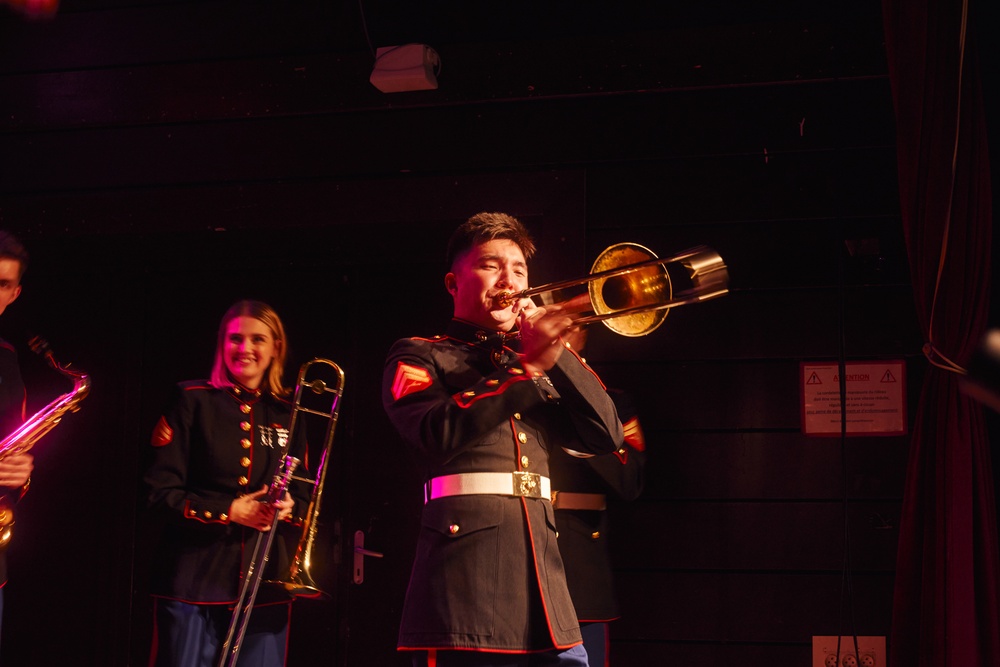 2nd MAW Band Commemorates 80th Anniversary of the Liberation of France