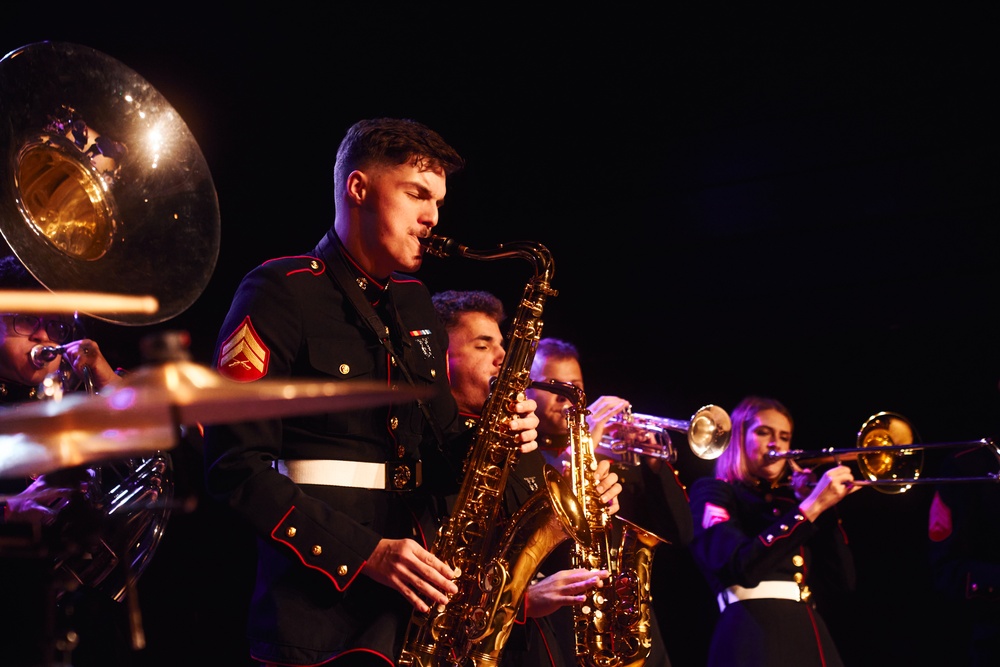 2nd MAW Band Commemorates 80th Anniversary of the Liberation of France