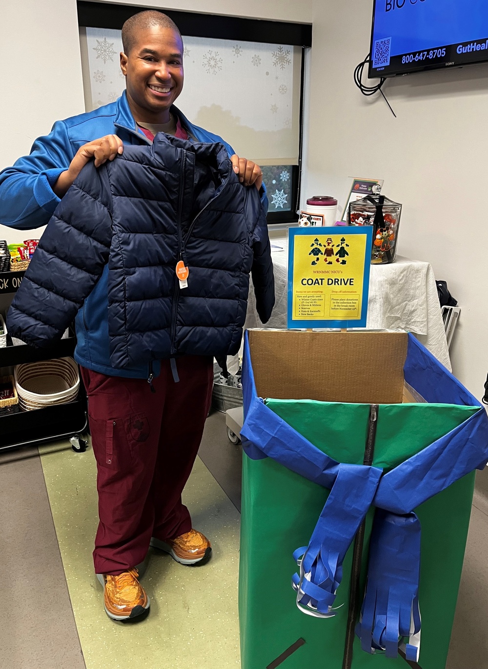 NICU team's coat drive supports local elementary school